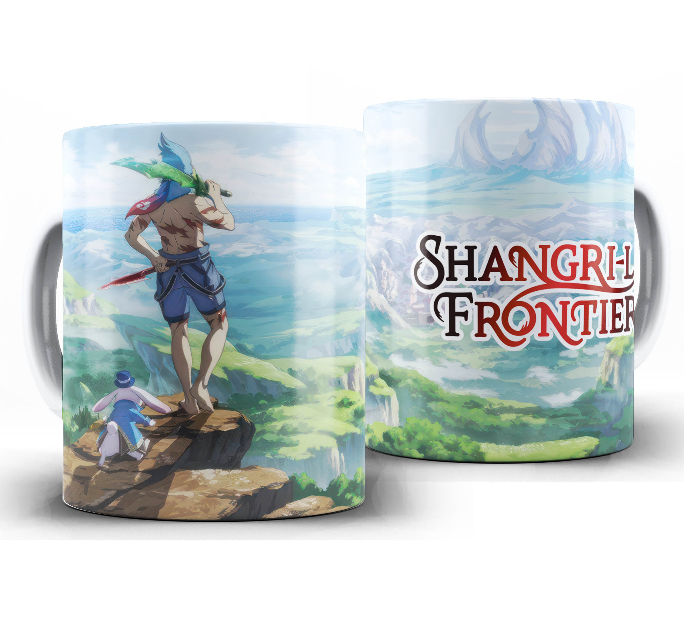 Caneca Anime - Shangri La Frontier W3 - Mapa